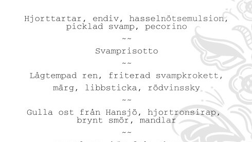 23/9 - Temakväll med vinprovning och avsmakningsmeny